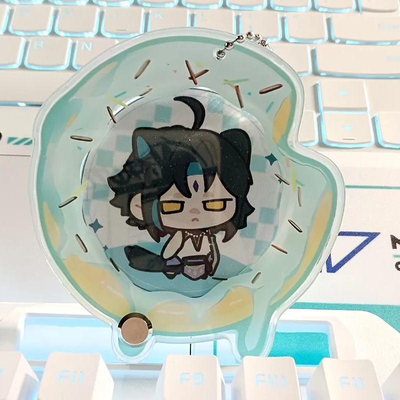 【GOODS】アクリル ドーナツ 58MM 缶バッジ ホルダー Q2536