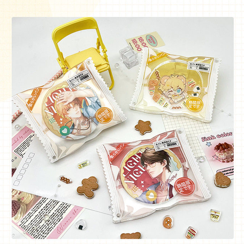 【GOODS】アクリル  58／65／75MM 缶バッジ ホルダー カバー Q2507