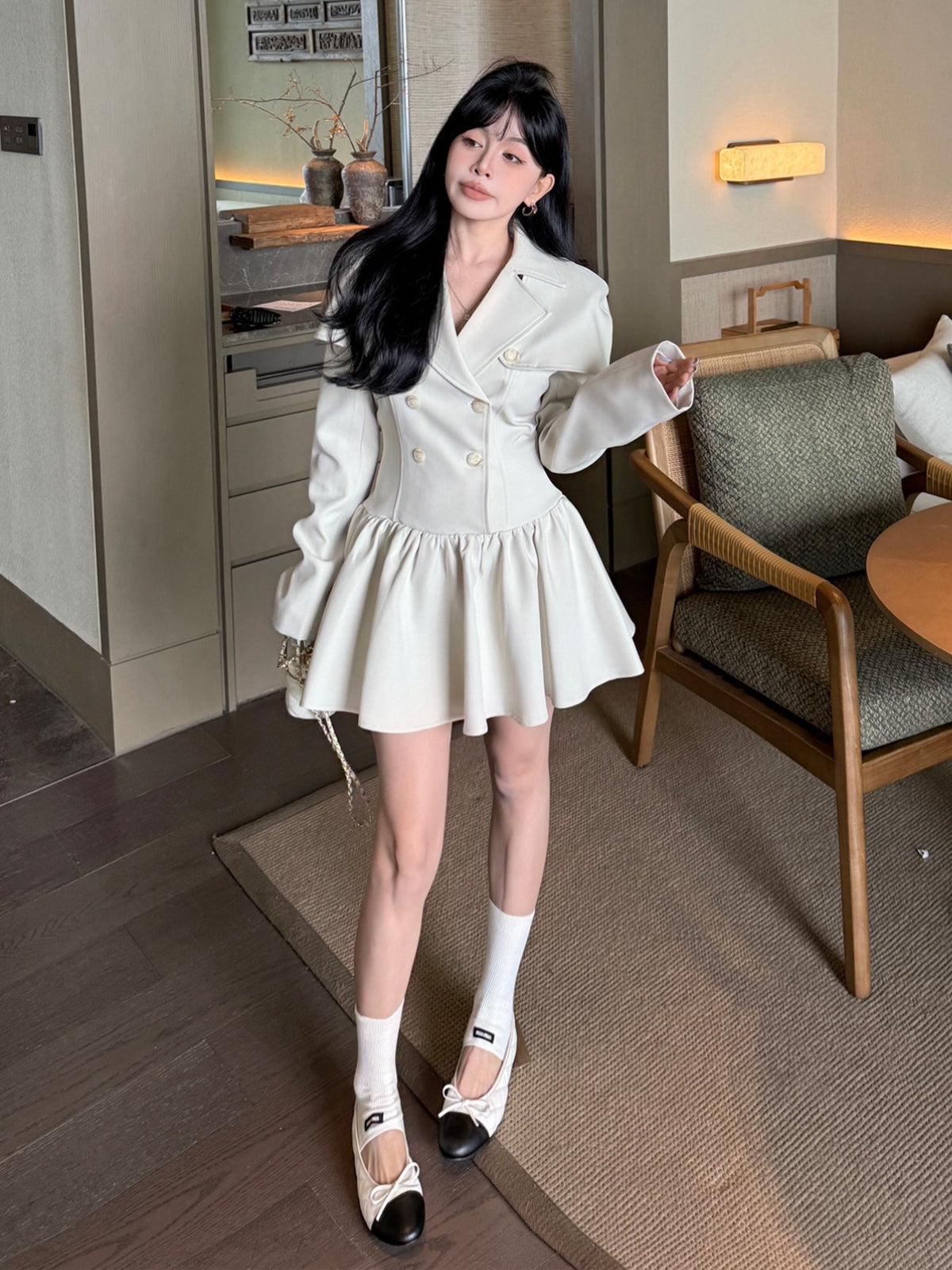 【dress】人気ミニワンピース Q9084