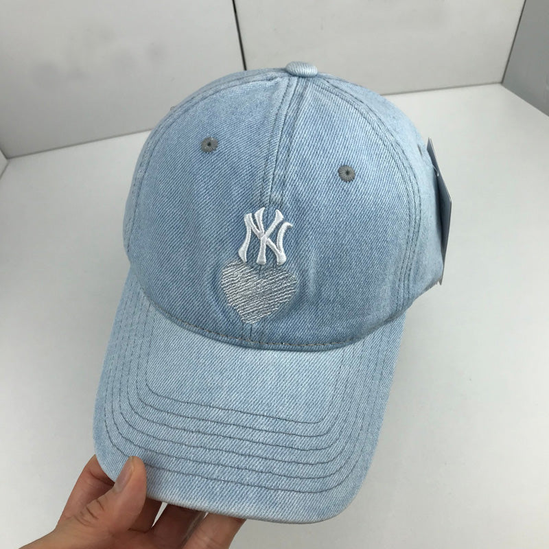 【小物】2色デニムベースボール キャップF7936