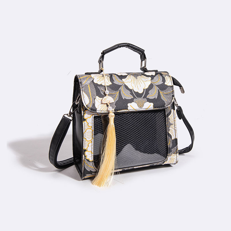 【GOODS】痛バッグ 刺繍 ショルダーバッグ Ｑ2271