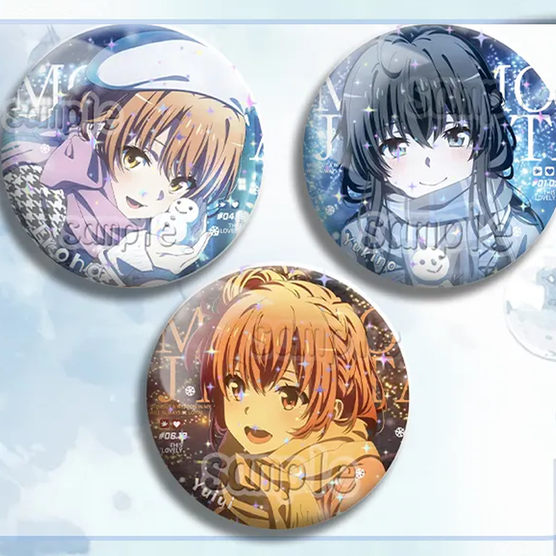 【GOODS】俺ガイル 58MM 75MM 缶バッジ Q2498