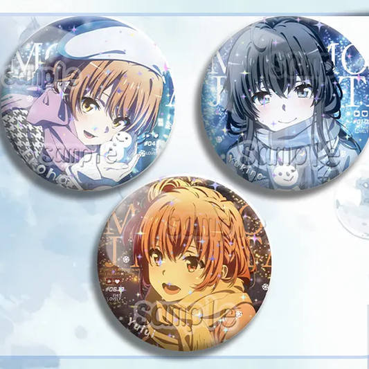 【GOODS】俺ガイル 58MM 75MM 缶バッジ Q2498