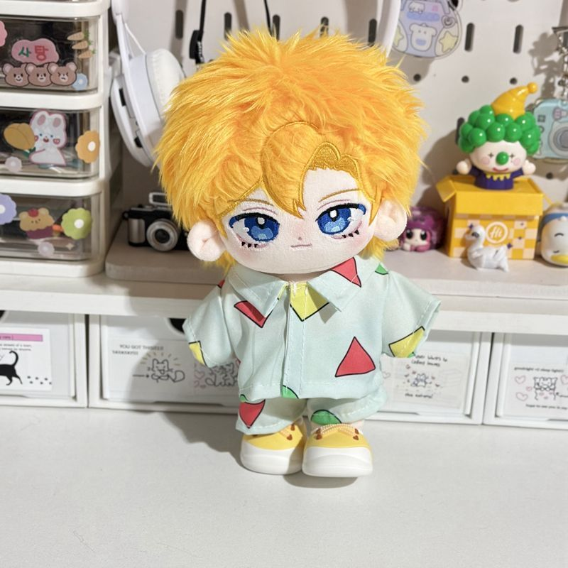 【GOODS】着せ替え 10cm20cm しんちゃん  ぬいぐるみ服 ルームウェア２点セット Q2533