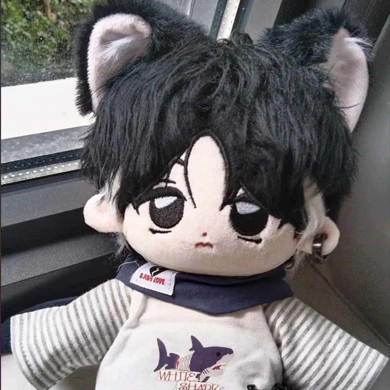 【GOODS】着せ替え  ぬいぐるみ服 猫耳としっぽ セット Q2559