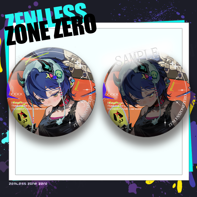 【GOODS】ZZZ パエトーン ヒューゴ 缶バッジ Q2184