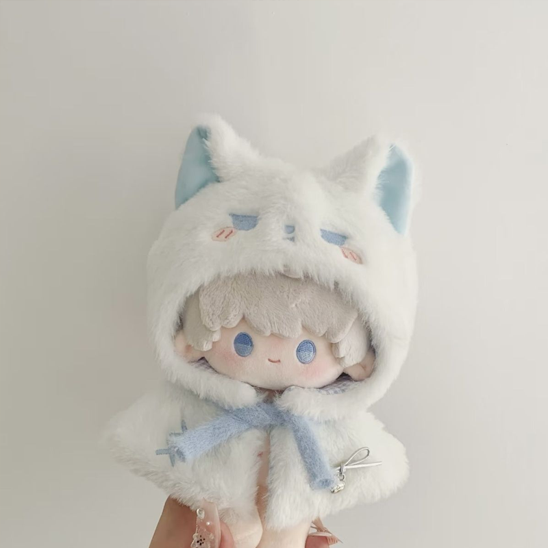 【GOODS】着せ替え 20cm  ねこ ぬいぐるみ服 マント Q2553