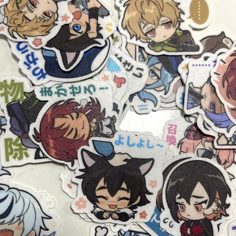 【GOODS】NU: カー二バル 40柄 ステッカー 粘着 シール Q2504