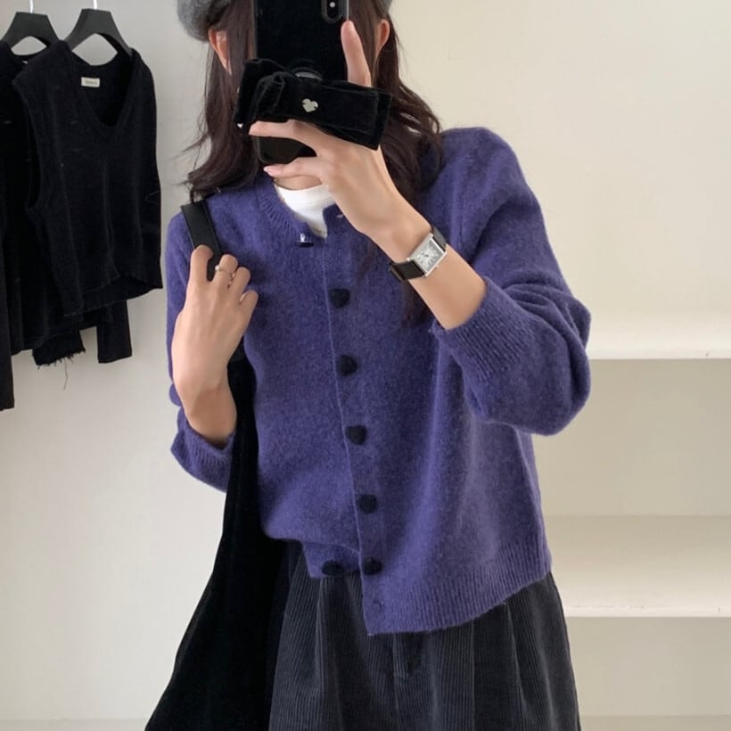 【outer】ニットカーデ　M25828