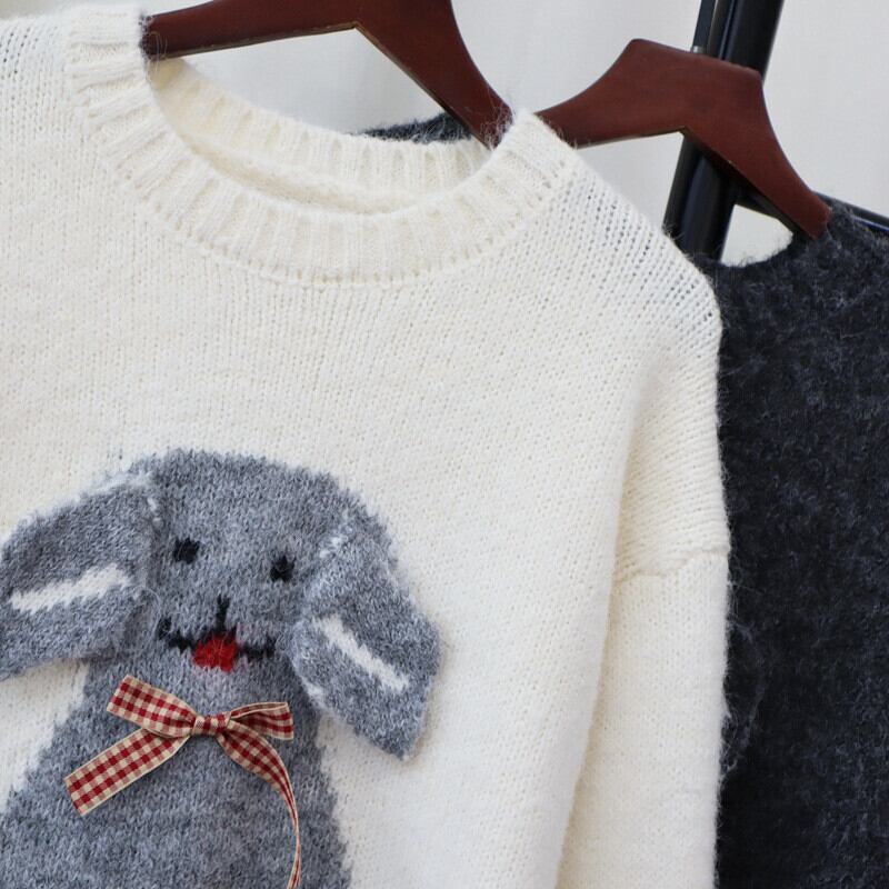 【tops】クルーネックニットセーター　M27295