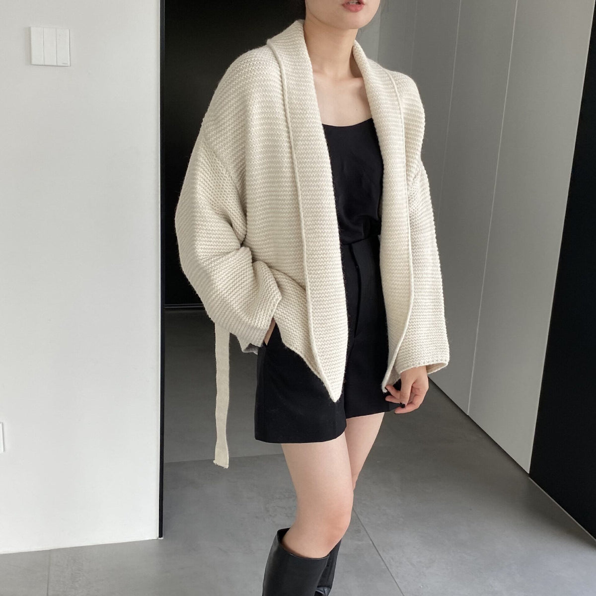 【outer】ニットカーデ　M18733