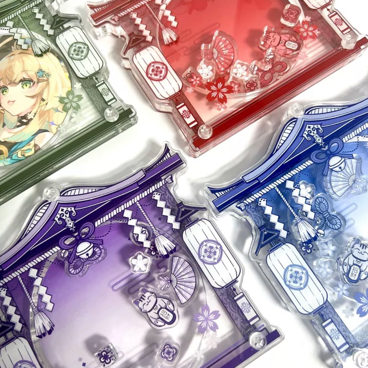 【GOODS】アクリル 58/65/75mm 缶バッジ 収納 ディスプレイスタンド Ｑ2153