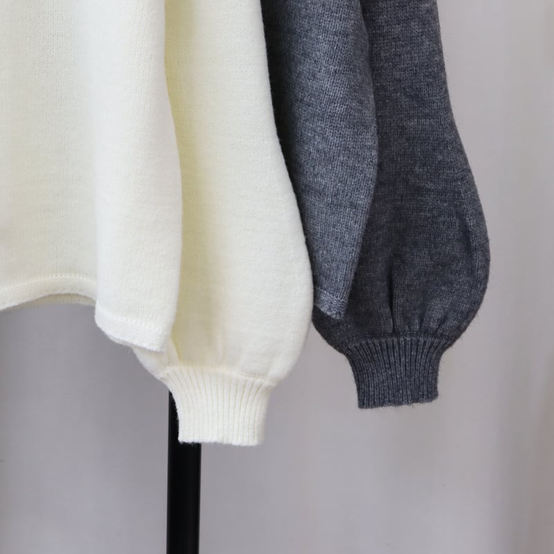 【tops】立体フラワーニットセーター　M28077