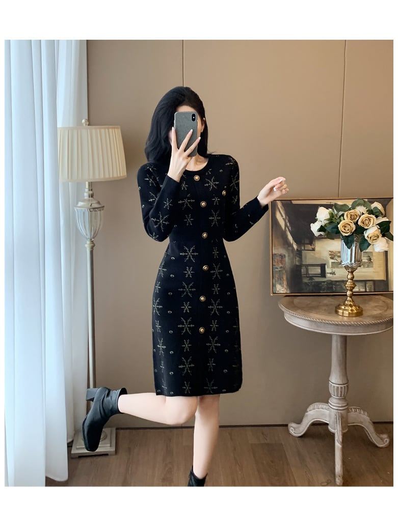 【dress】ニットワンピース　M27684