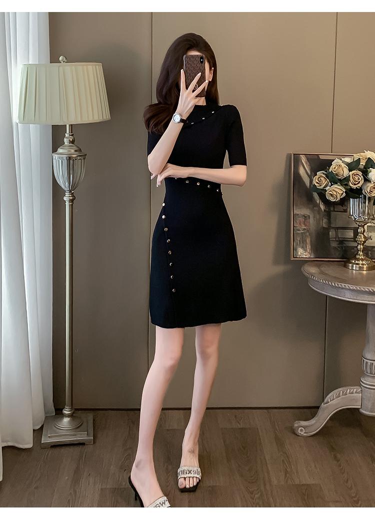 【dress】ニットAラインワンピース G21403