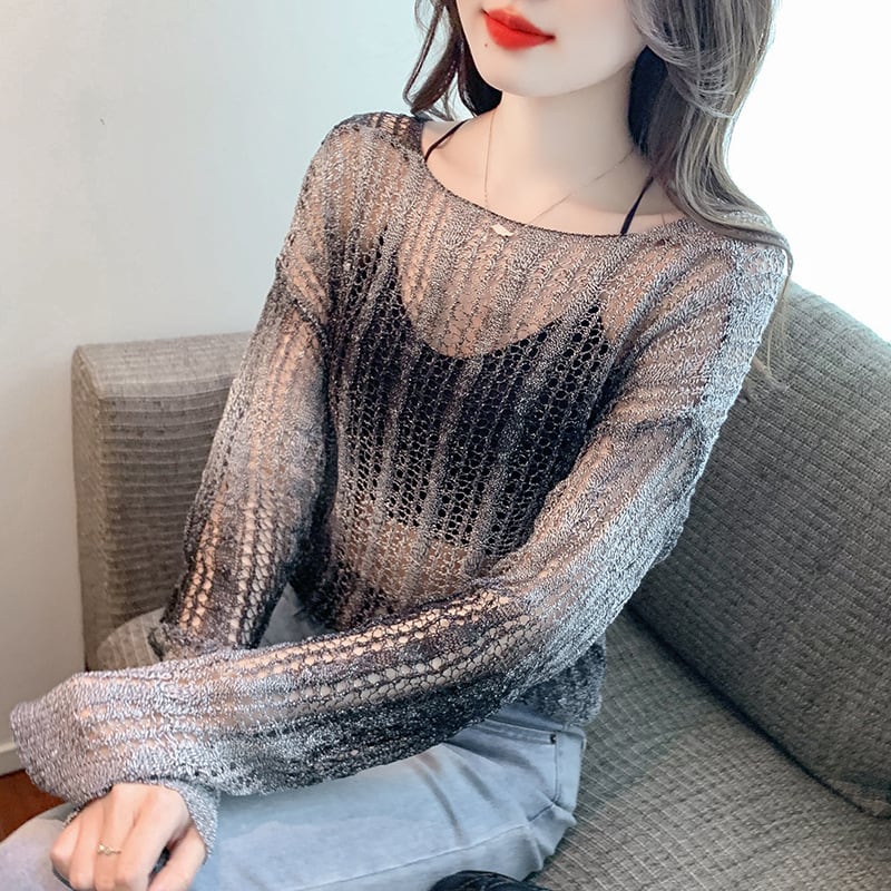【tops】2WAYクロスカットワークトップス　M25583