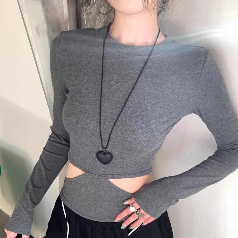 【tops】ウエストカットトップス Q8143