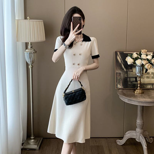 【dress】Aラインニットワンピース G20249