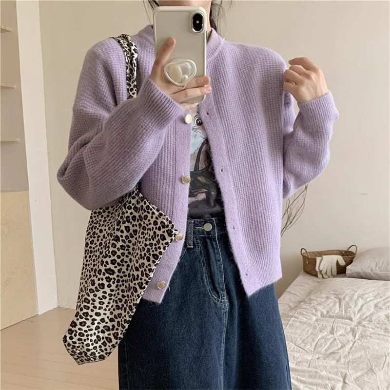 【outer】ニットカーデ　M25959