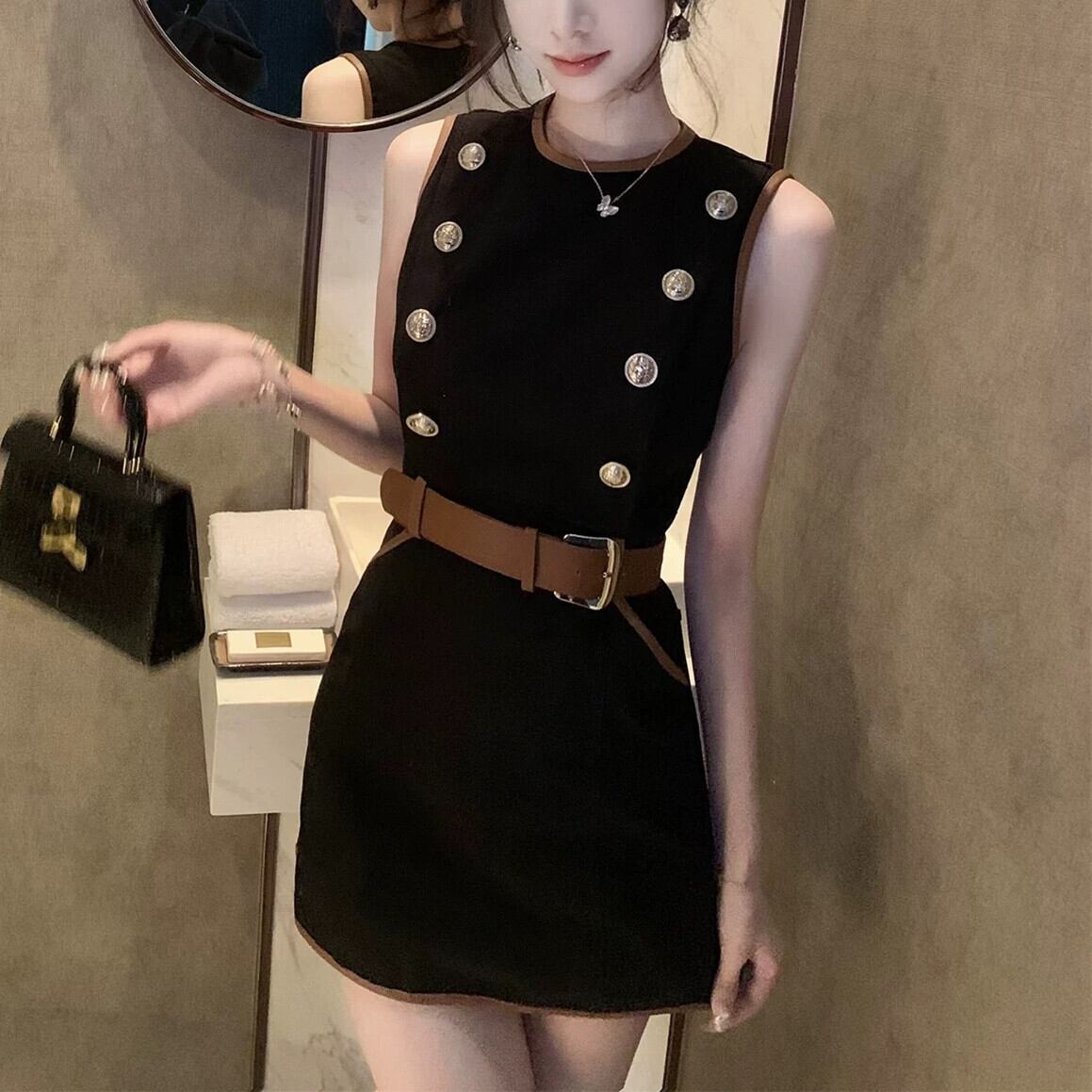【dress】キャンバスミニワンピース　N3539