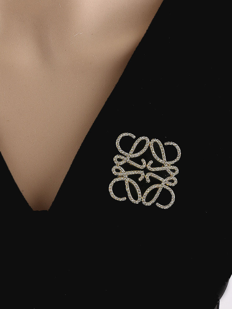 【小物】ダイヤモンドブローチG23497