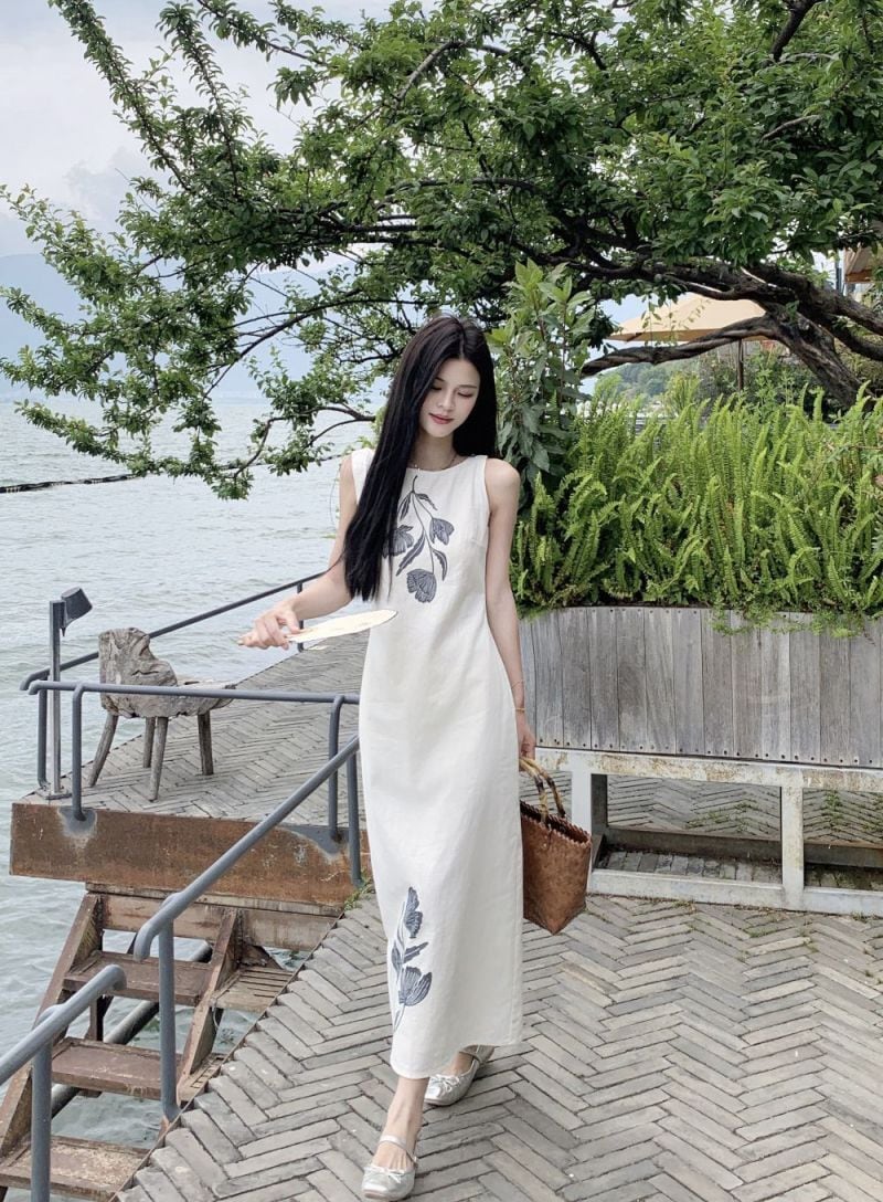 【dress】ノースリーブワンピース　M24528