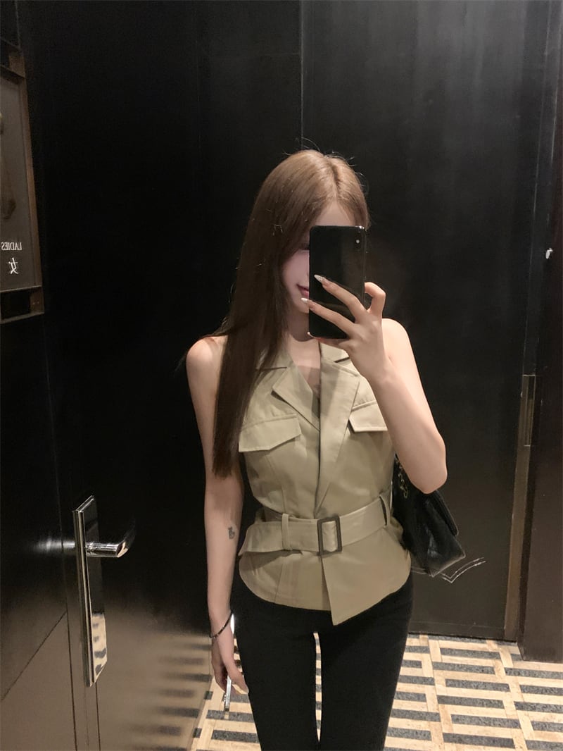 【tops】ノースリーブトップス　M24697