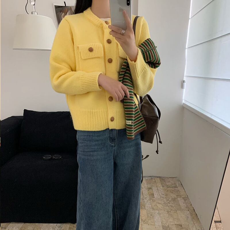 【outer】ニットカーデ　M28155