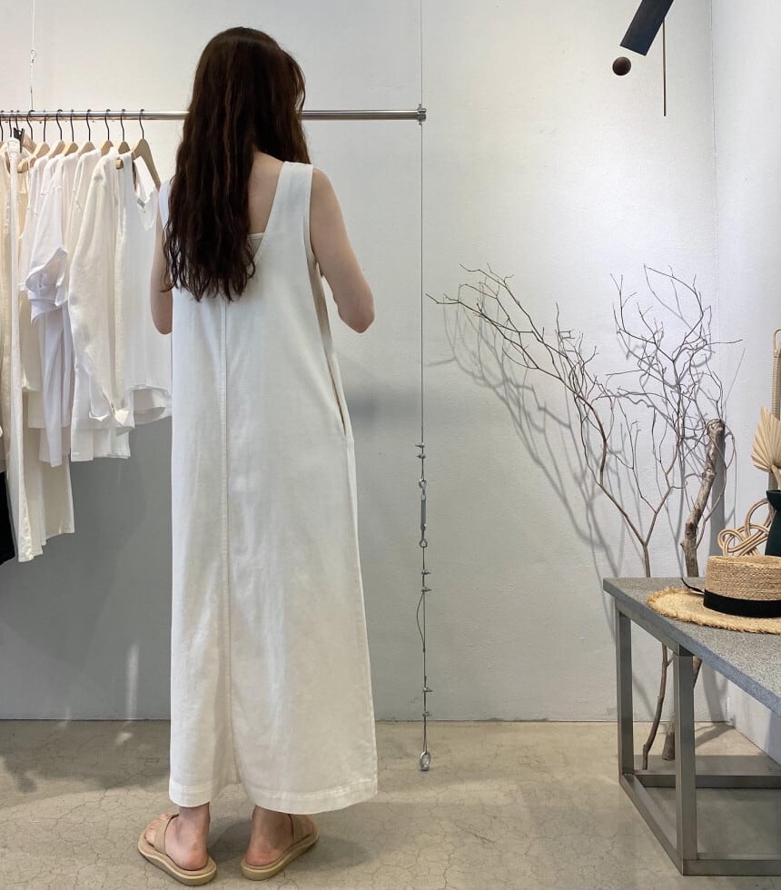 【dress】デニムベストワンピース　M23881