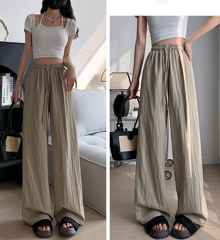 【bottoms】4色ウエストゴムガウチョパンツF7491