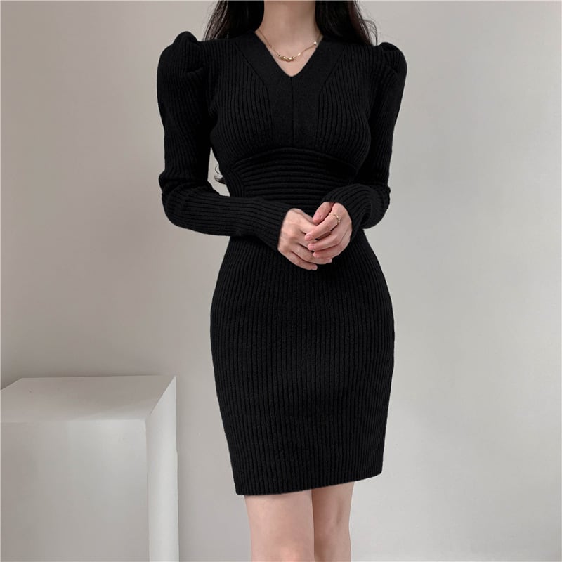 【dress】ニットワンピース　M25703