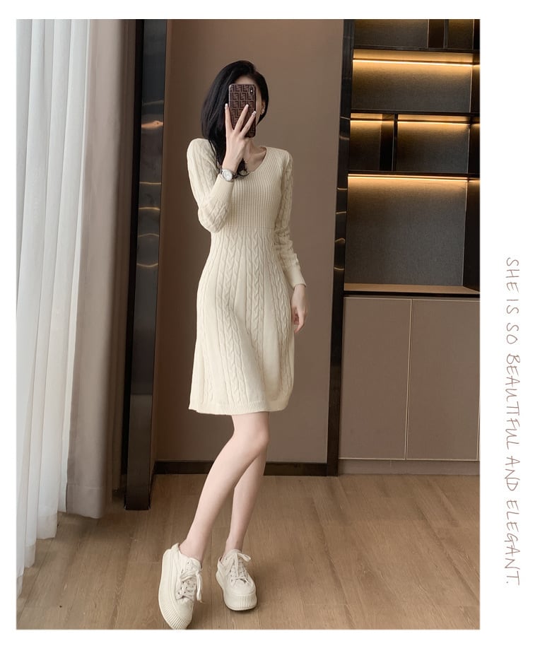 【dress】ニットワンピース　M25515