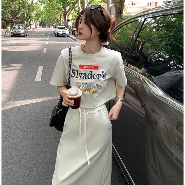【set】Tシャツ×スカートセット　M24649