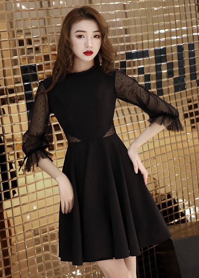 【dress】Aラインチュールドッキングワンピース Q8439