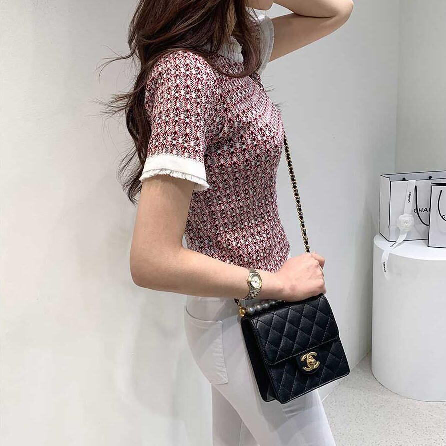 【tops】美人度アップラウンドネック半袖ファッションTシャツF0021