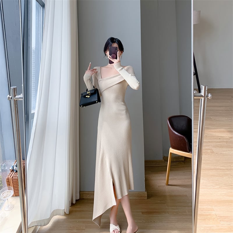 【dress】ニットワンピース　M18561
