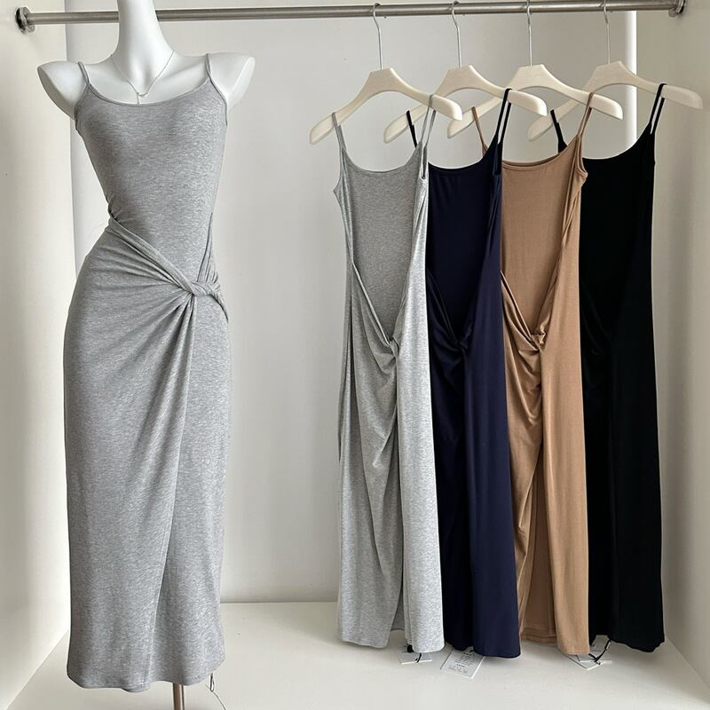 【dress】4色展開キャミワンピース Q7976