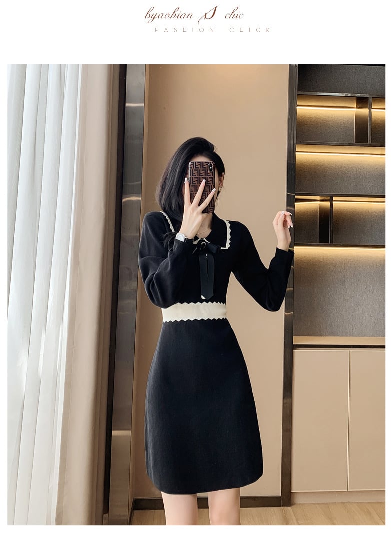 【dress】ニットワンピース　M25512