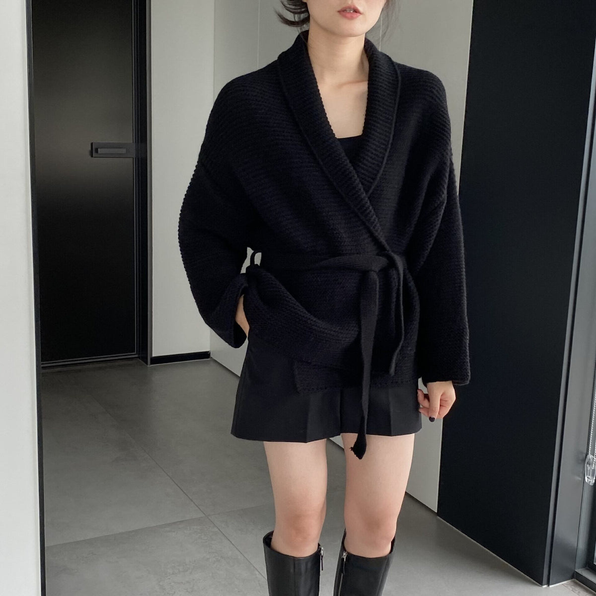 【outer】ニットカーデ　M18733