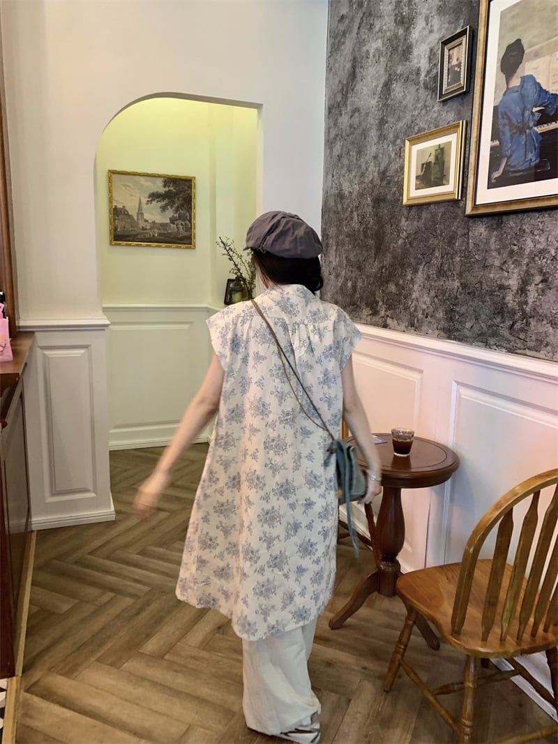 【dress】花柄ワンピース　M24373