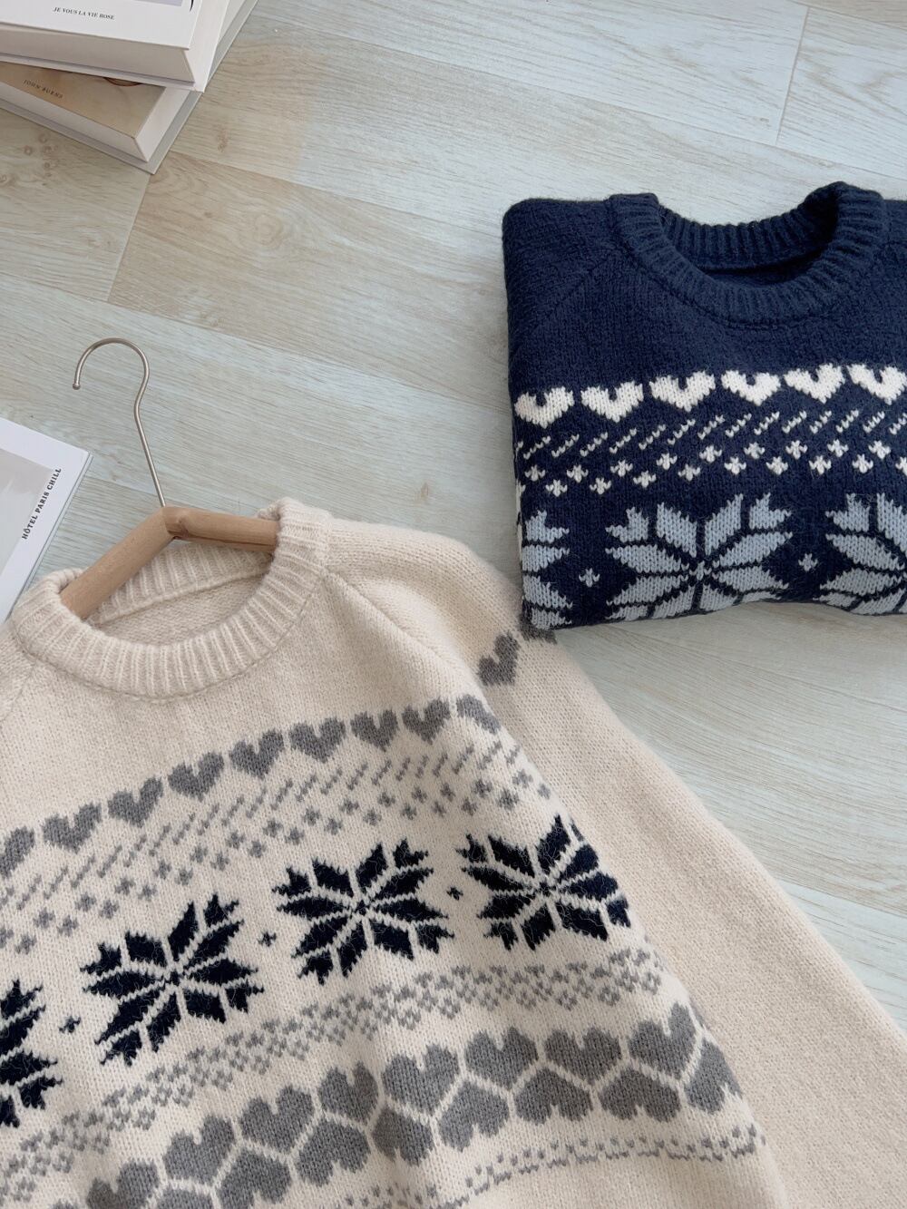 【tops】クルーネックニットセーター　M27111