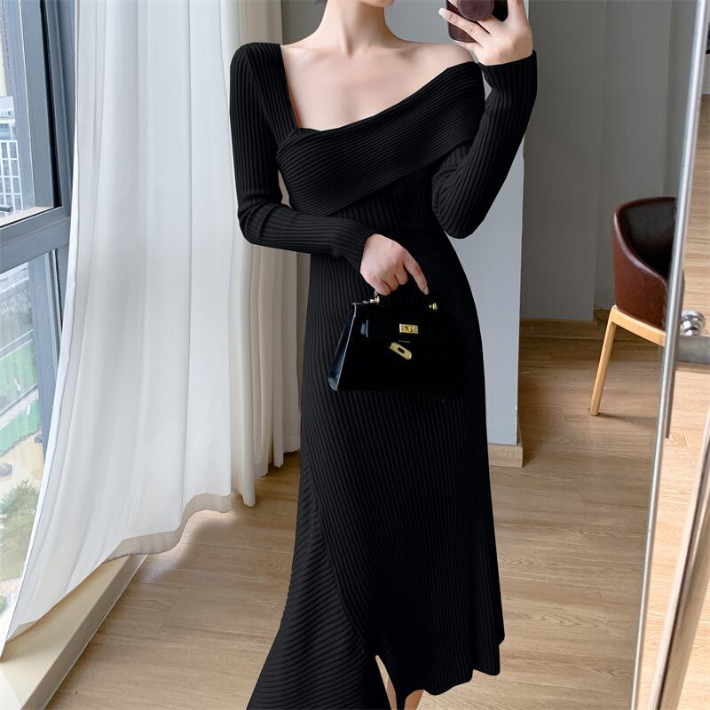 【dress】ニットワンピース　M18561