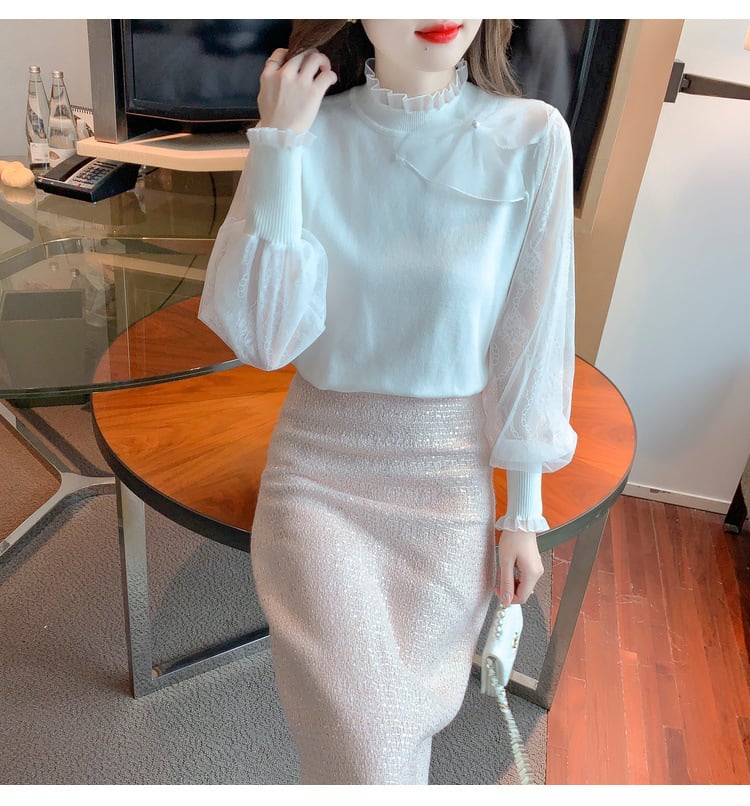 【tops】ドッキングブラウス　M29368