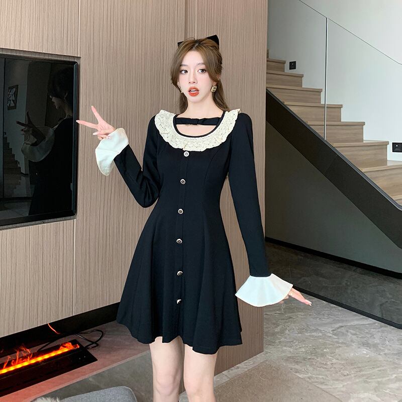 【dress】ドッキングワンピース　M19045