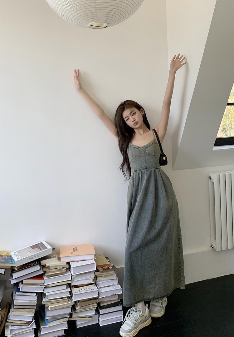 【dress】デニムキャミワンピース　M24871
