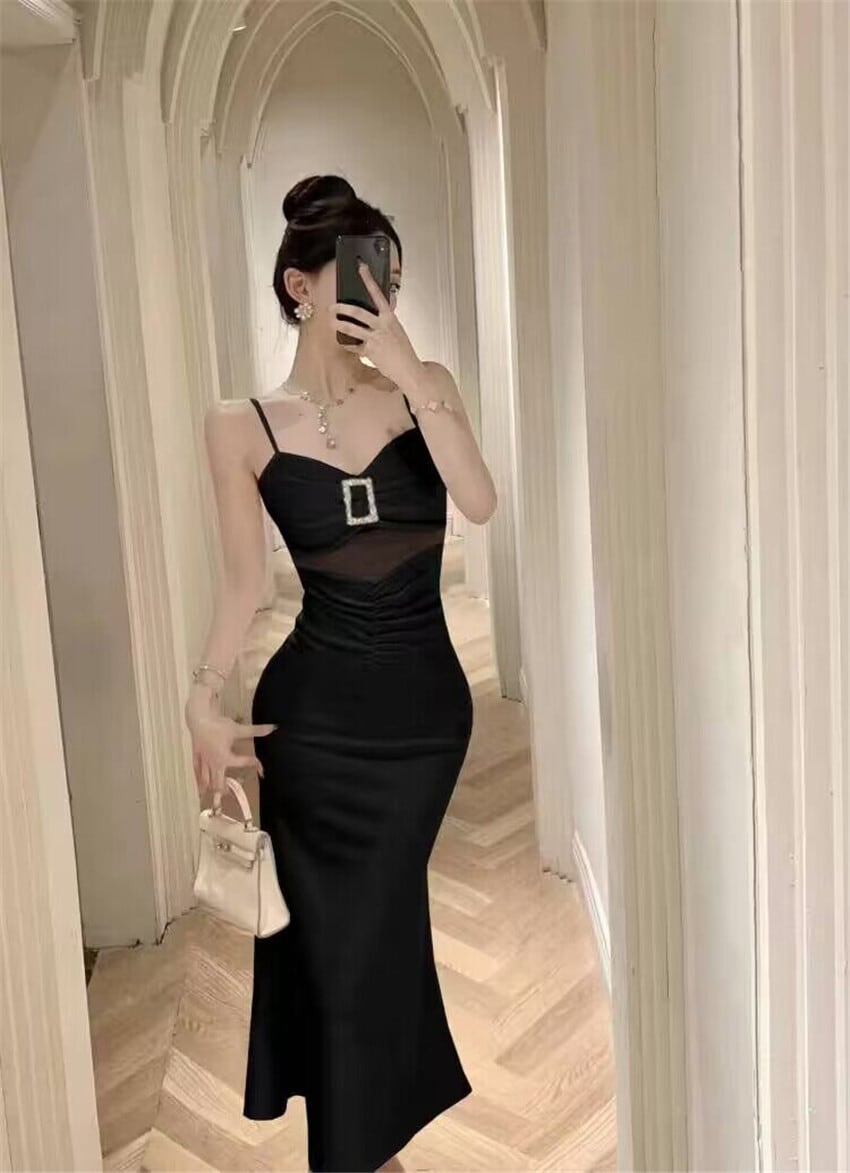 【dress】体型カバーキャミワンピース G21095