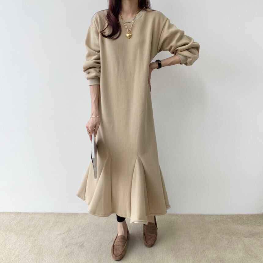 【dress】マーメイドカジュアルワンピース　M18662