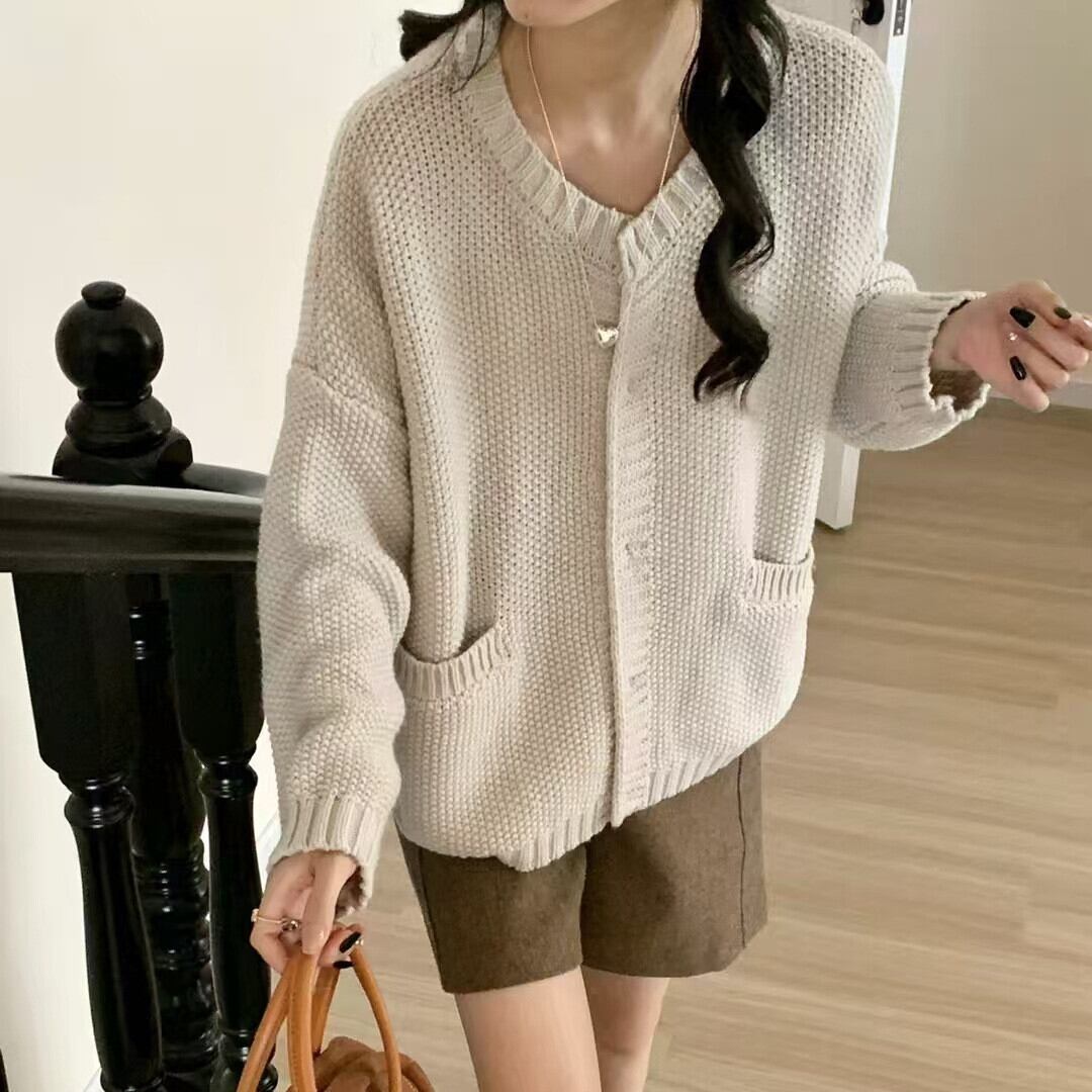 【outer】ニットカーデ　M28882