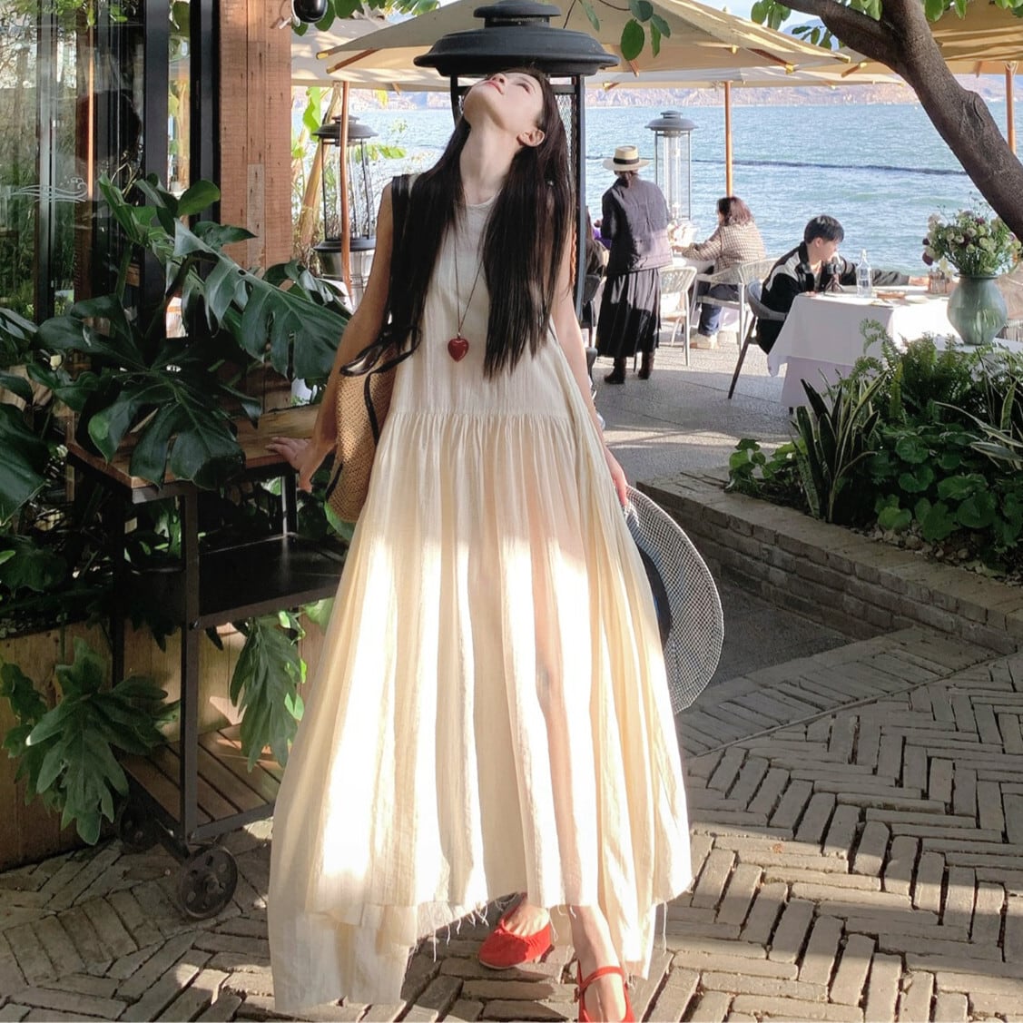 【dress】ノースリーブワンピース　M29852