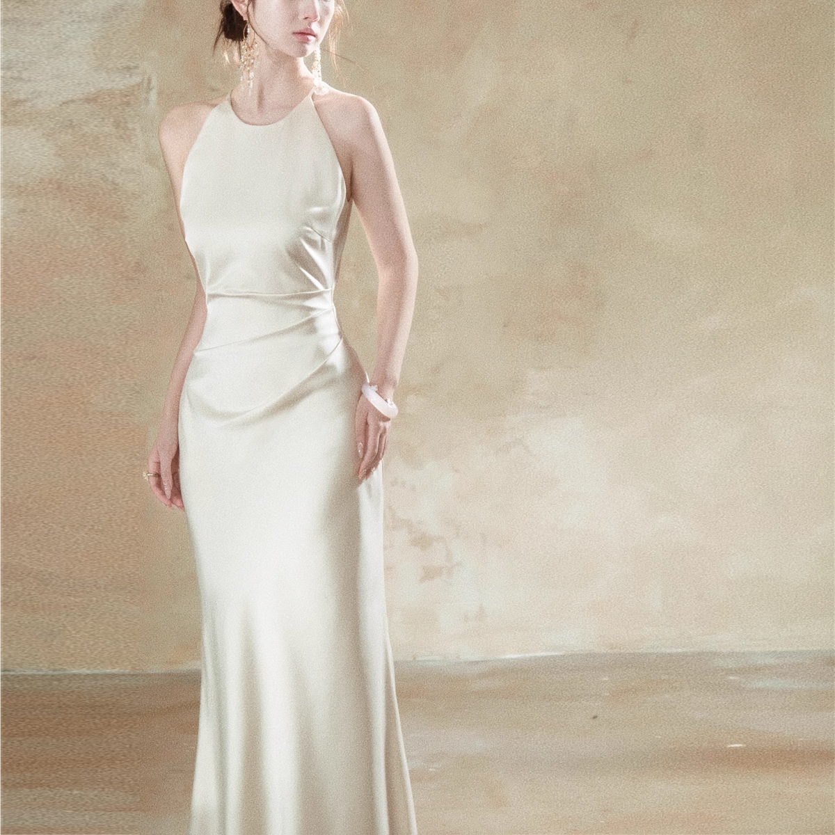 【dress】ホルターネックワンピース　M32558